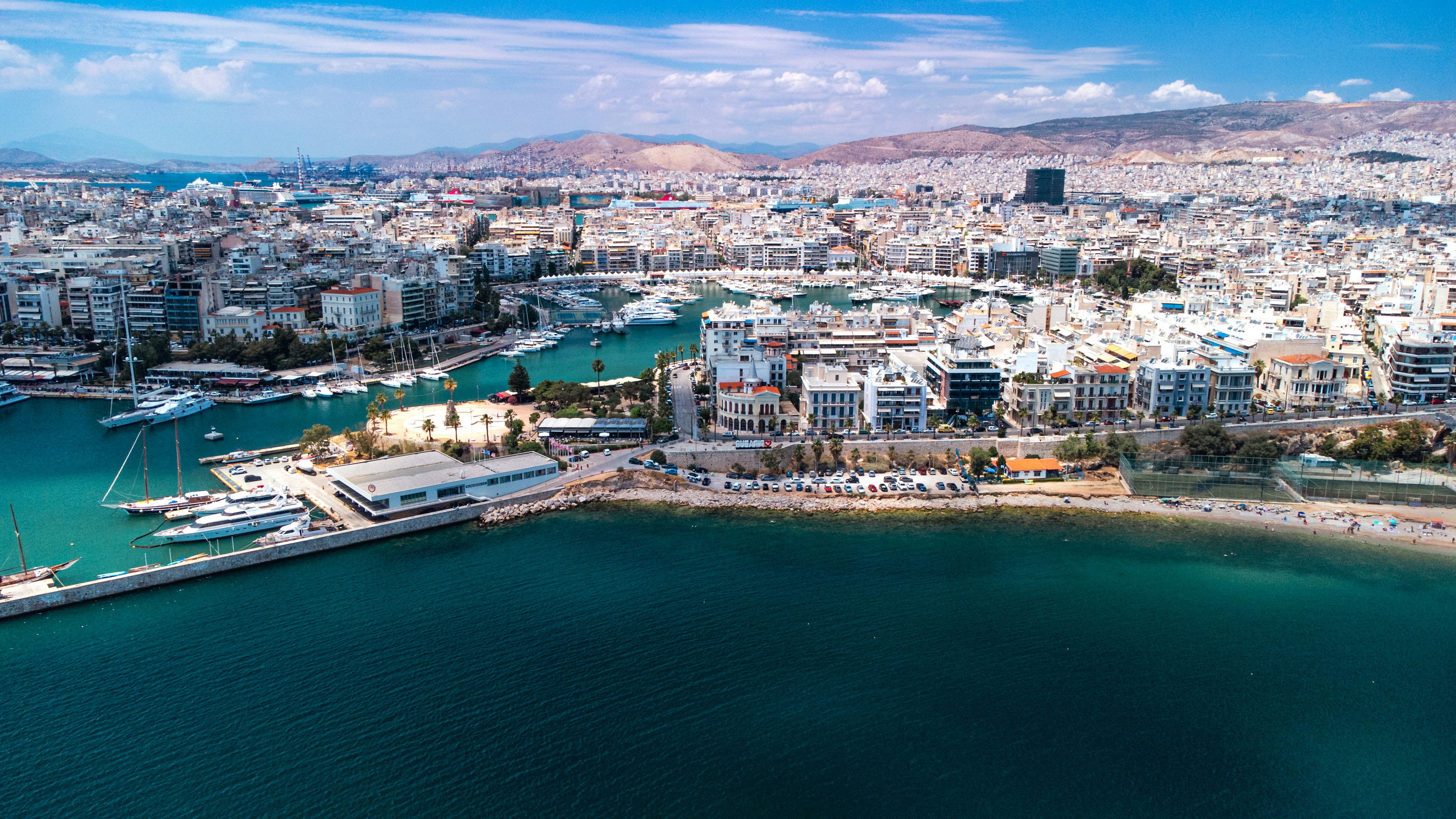 Piraeus cityscape